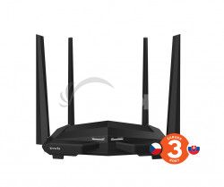 Tenda AC10 WiFi AC Router 1200Mb / s, 1x Gwan, 3x GLAN, VPN server / klient, WISP, Universal Repeater AC10