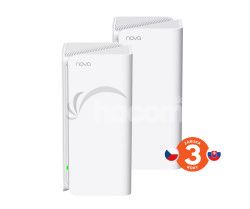 Tenda Nova MX15 Pro (2-pack) WiFi 6 AX5400 Mesh Gigabit systm, 6x GLAN/GWAN, WPA3, VPN, SK app 75012011