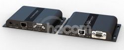 VGA extender na 120m cez LAN, over IP, HDBitT khext120-3