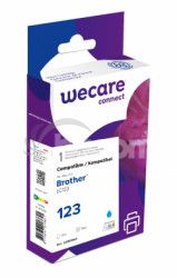 WECARE ink pre BROTHER LC-123cm, modr / cyan K20535W4