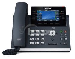 Yealink SIP-T46U SIP telefn, PoE, 4,3" 480x272 LCD, 27 prog.tl., 2xUSB, Gig SIP-T46U