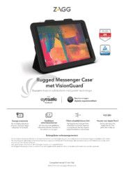 ZAGG Rugged Messenger Case UK + VG IPad 9.7 202002483